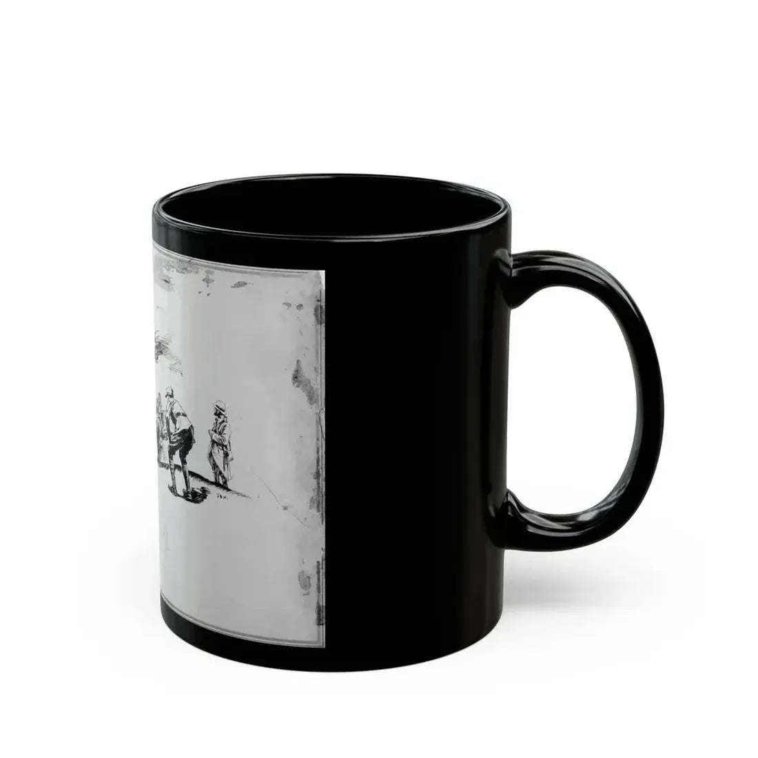 De Alton Valentine Illustration - Black Coffee Mug - Go Mug Yourself