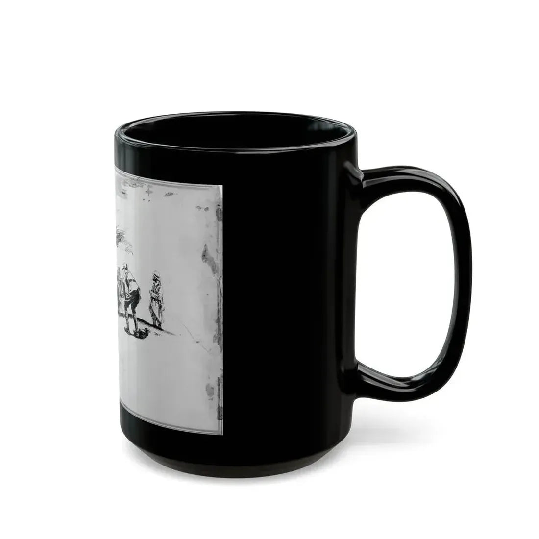 De Alton Valentine Illustration - Black Coffee Mug - Go Mug Yourself