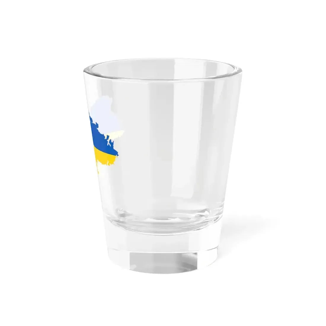 De-facto flag map of Ukraine March 20 2022 (Ukraine) Shot Glass 1.5oz - Go Mug Yourself