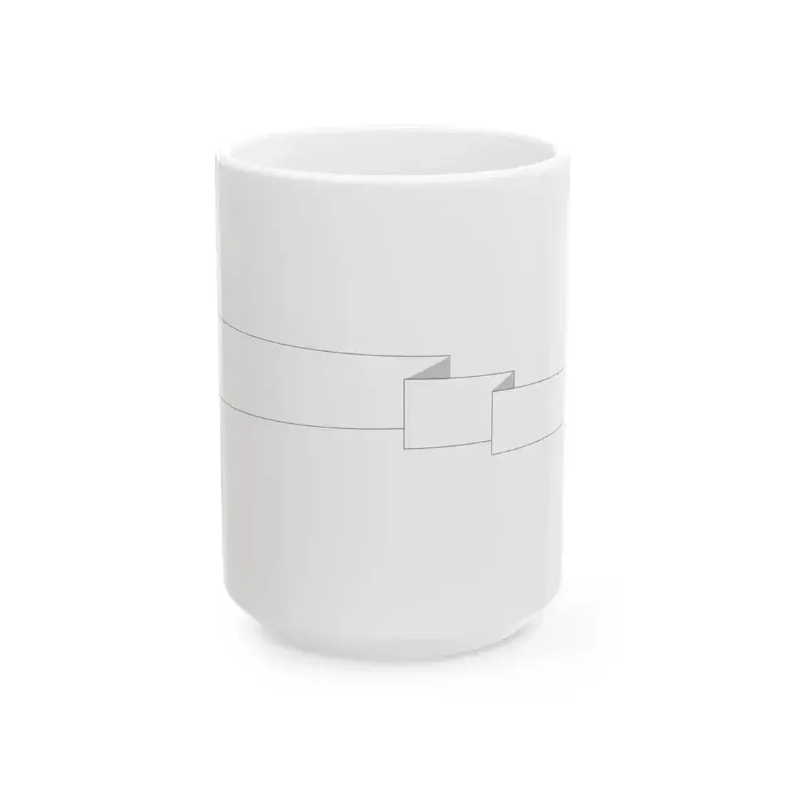 DE Naval Masthead pennant 1935 (Germany) White Coffee Mug 15oz - Go Mug Yourself