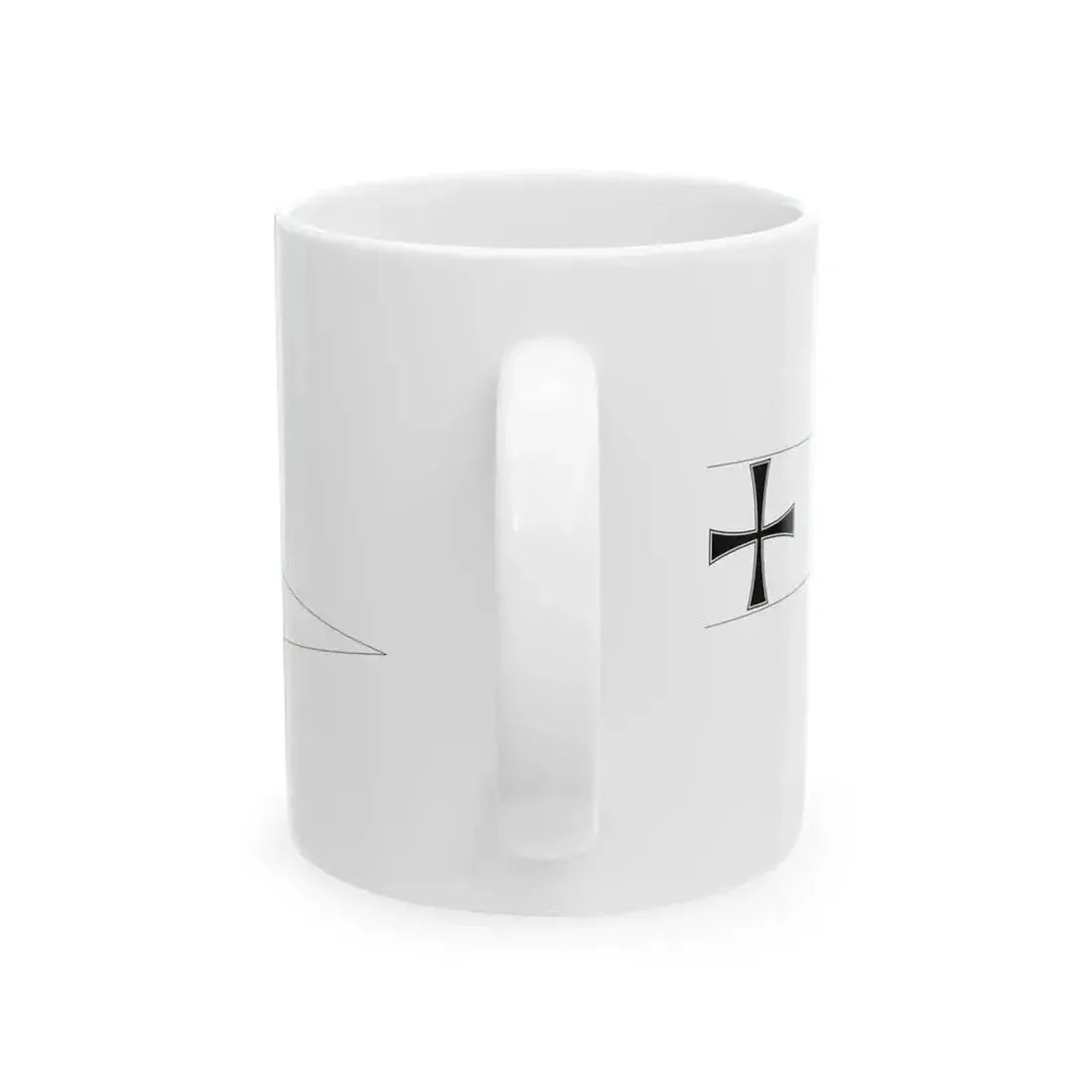DE Naval Masthead pennant 1935 (Germany) White Coffee Mug - Go Mug Yourself