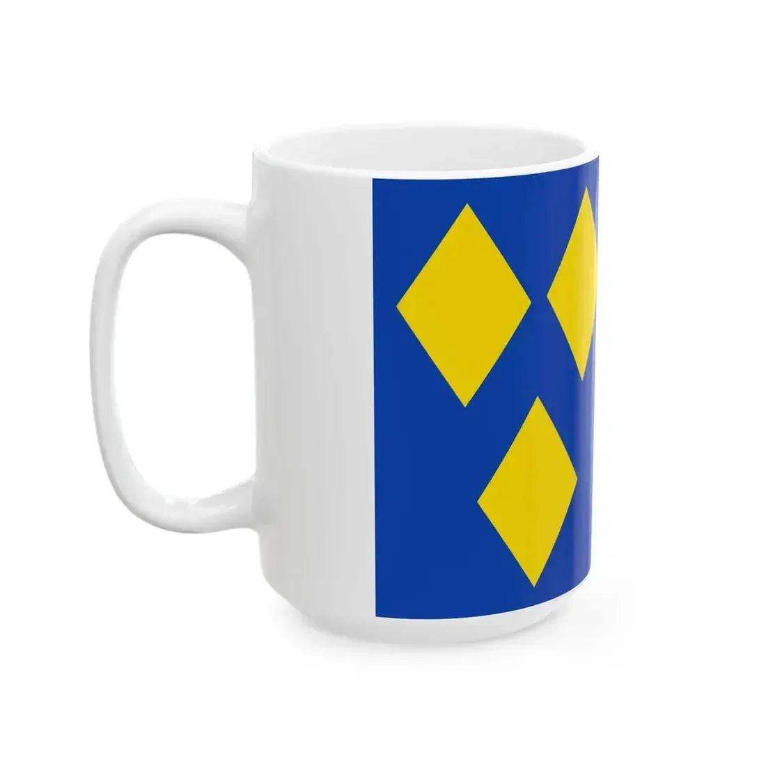 De Panne vlag (Belgium) White Coffee Mug - Go Mug Yourself