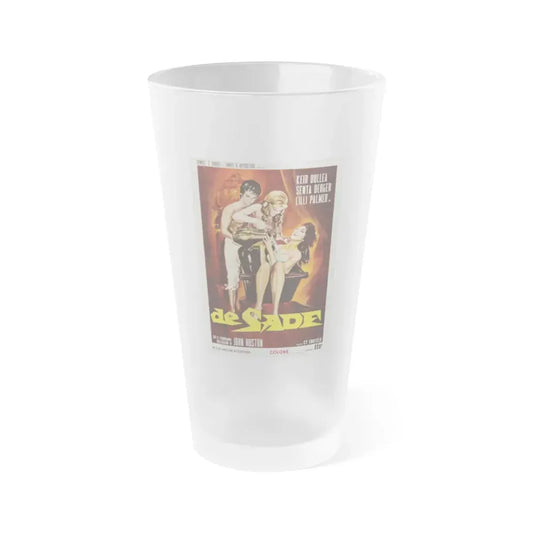 DE SADE (ITALIAN) 1969 Movie Poster - Frosted Pint Glass 16oz Default Title - Go Mug Yourself