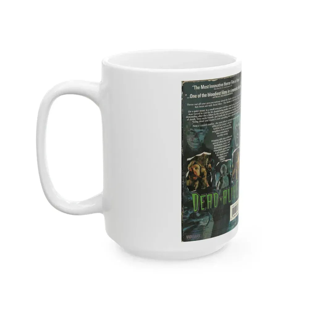 DEAD ALIVE (VHS COVER) - White Coffee Mug - Go Mug Yourself