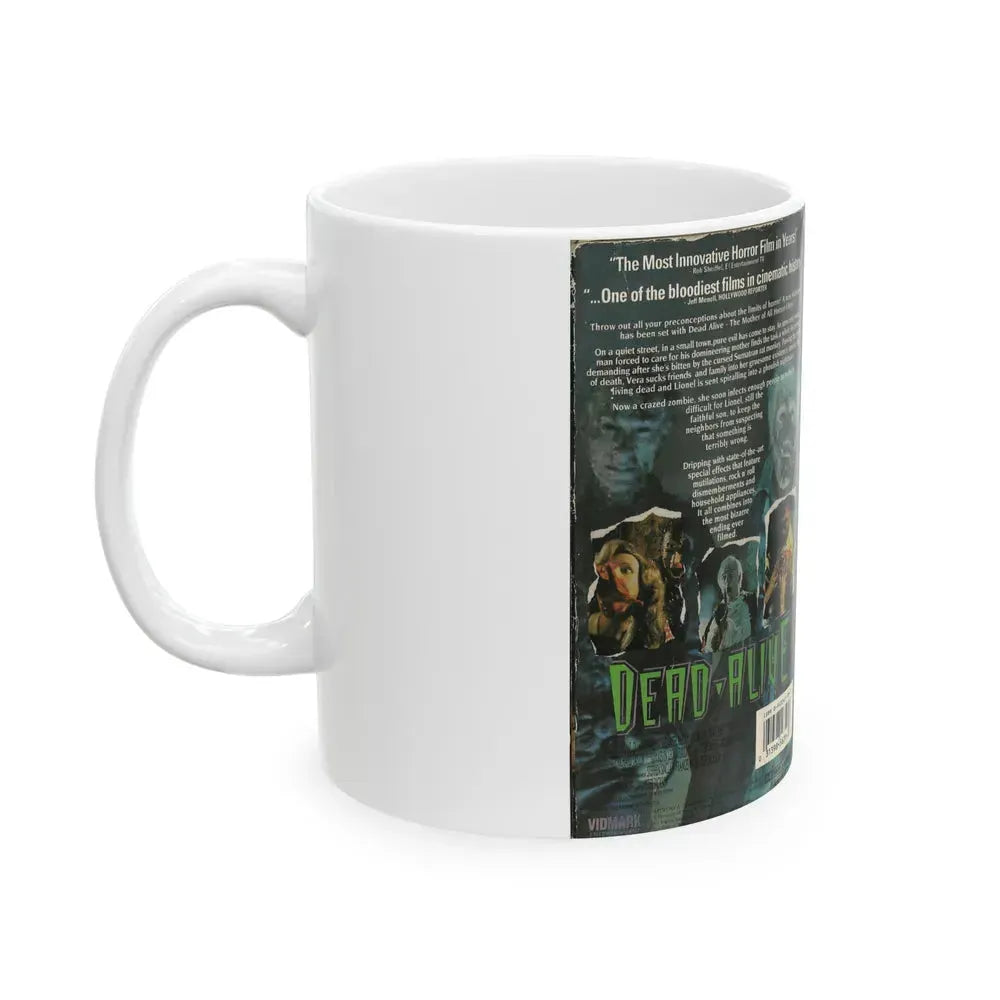 DEAD ALIVE (VHS COVER) - White Coffee Mug - Go Mug Yourself