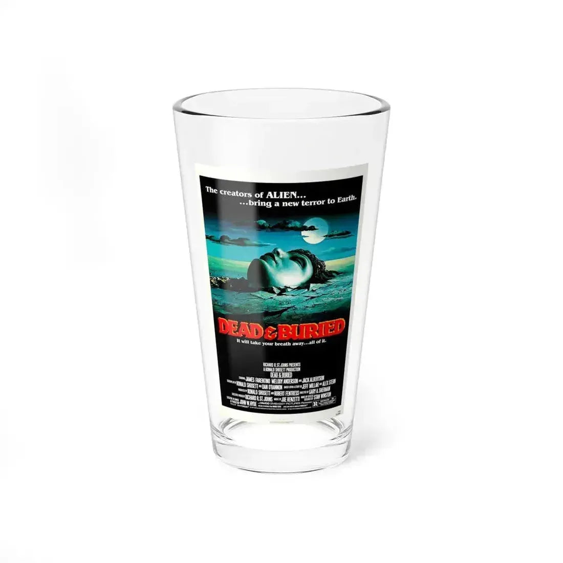 DEAD & BURIED 1981 Movie Poster - Pint Glass 16oz 16oz - Go Mug Yourself