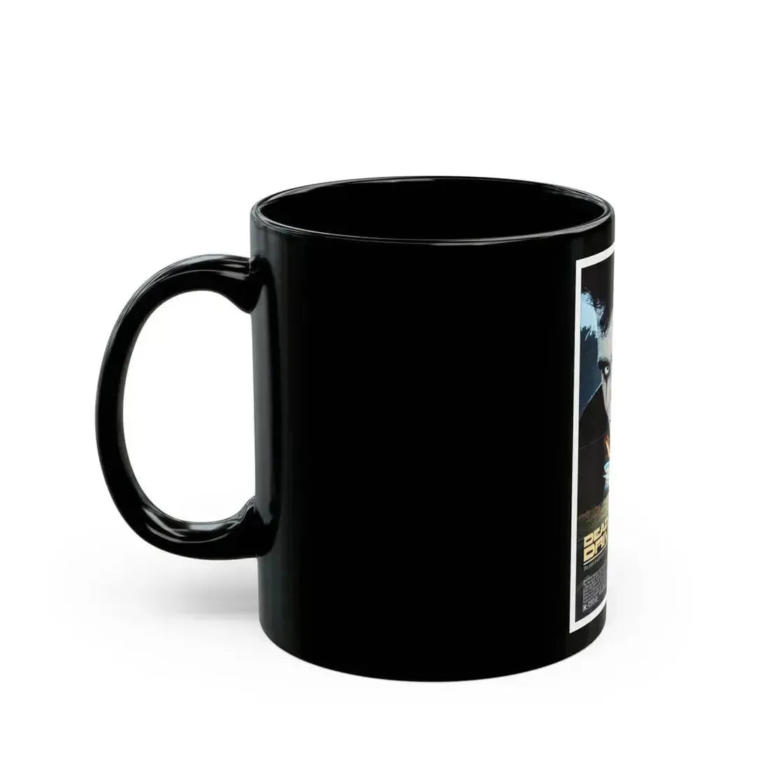 DEAD END DRIVE-IN 1986 Movie Poster - Black Coffee Mug - Go Mug Yourself