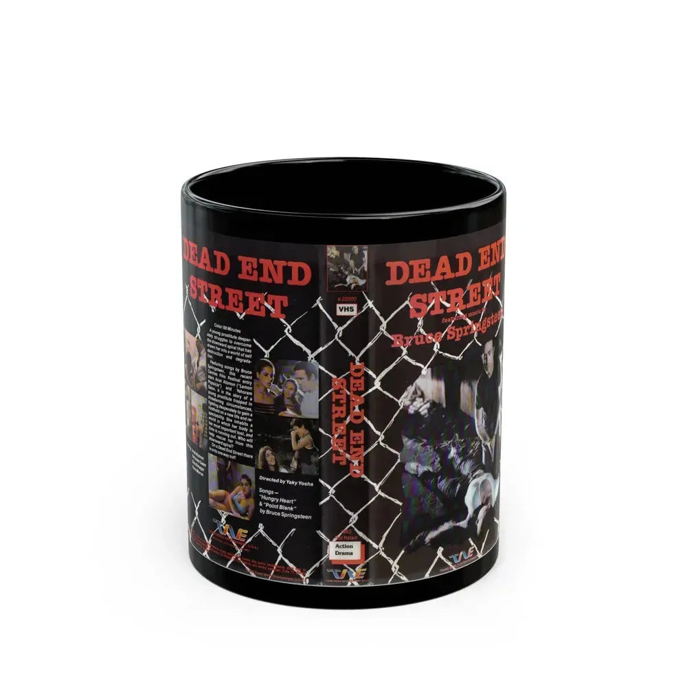 DEAD END STREET (VHS COVER) - Black Coffee Mug 11oz - Go Mug Yourself