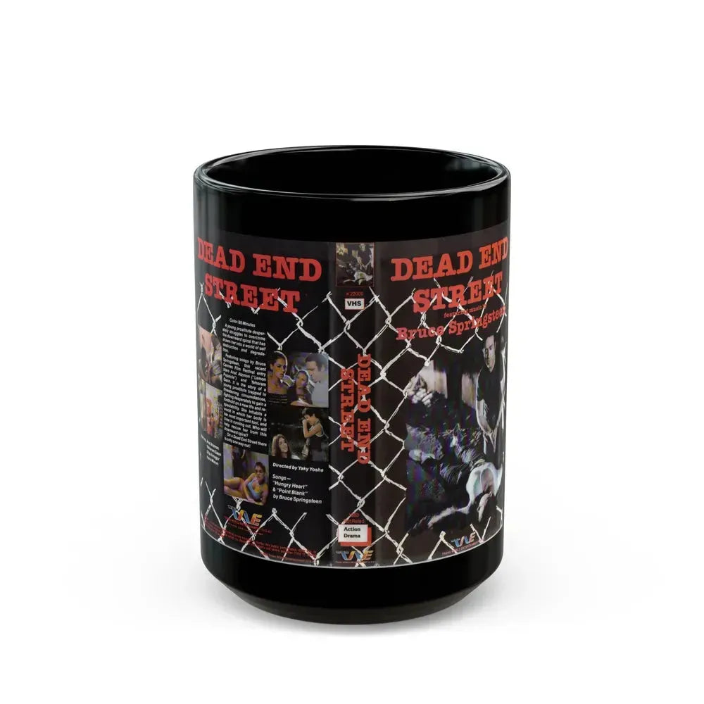 DEAD END STREET (VHS COVER) - Black Coffee Mug 15oz - Go Mug Yourself