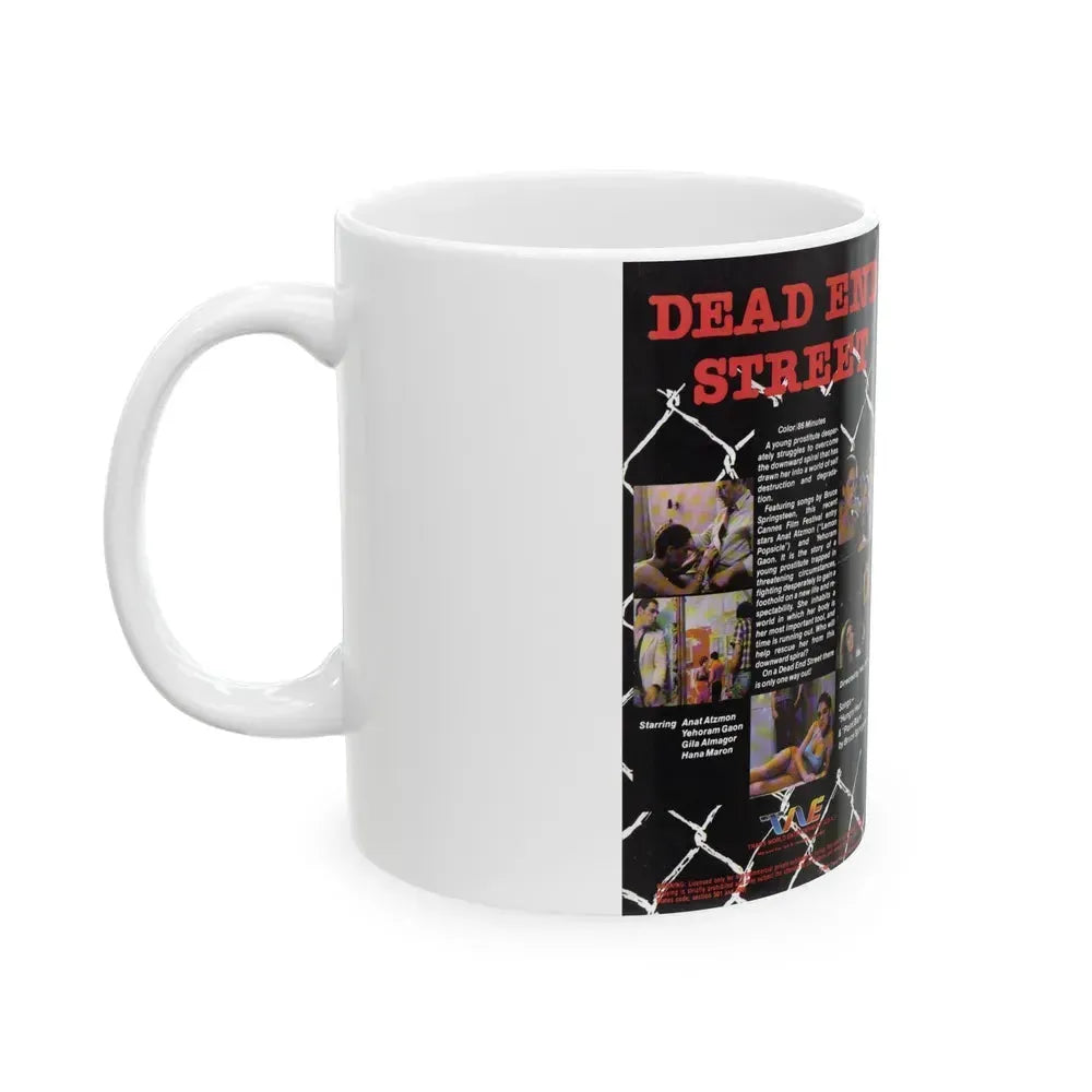 DEAD END STREET (VHS COVER) - White Coffee Mug - Go Mug Yourself