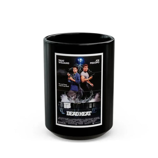DEAD HEAT 1988 Movie Poster - Black Coffee Mug 15oz - Go Mug Yourself