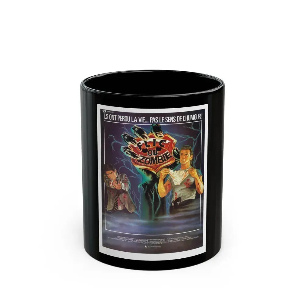 DEAD HEAT (FRENCH) 1988 Movie Poster - Black Coffee Mug 11oz - Go Mug Yourself