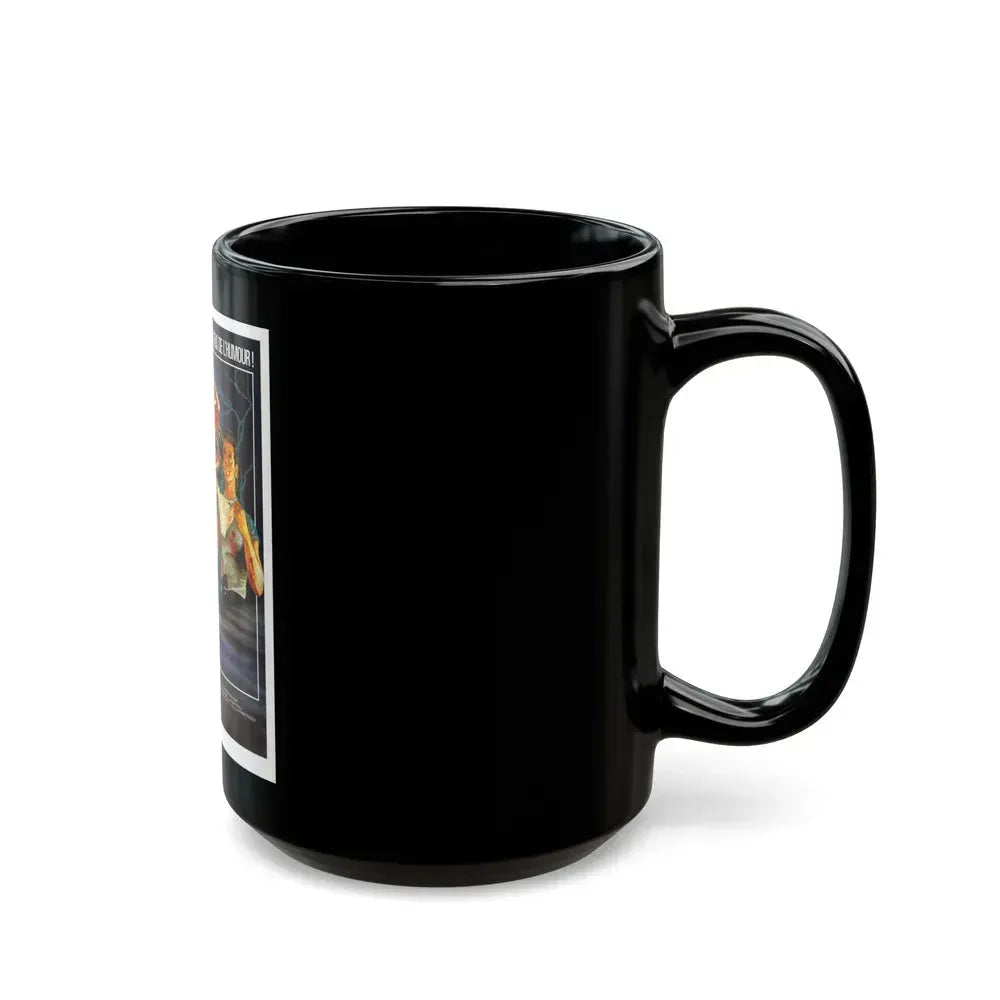 DEAD HEAT (FRENCH) 1988 Movie Poster - Black Coffee Mug - Go Mug Yourself