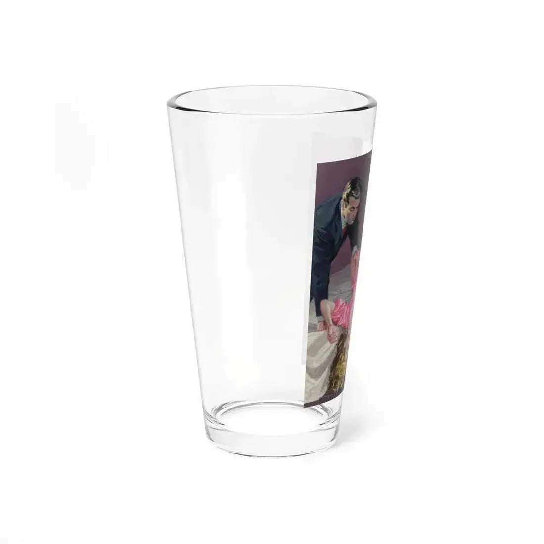 Dead in Bed, Pyramid paperback cover, 1959 - Pint Glass 16oz - Go Mug Yourself