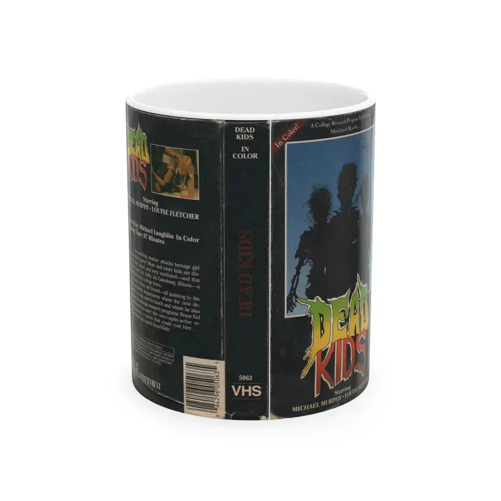 DEAD KIDS (VHS COVER) - White Coffee Mug 11oz - Go Mug Yourself