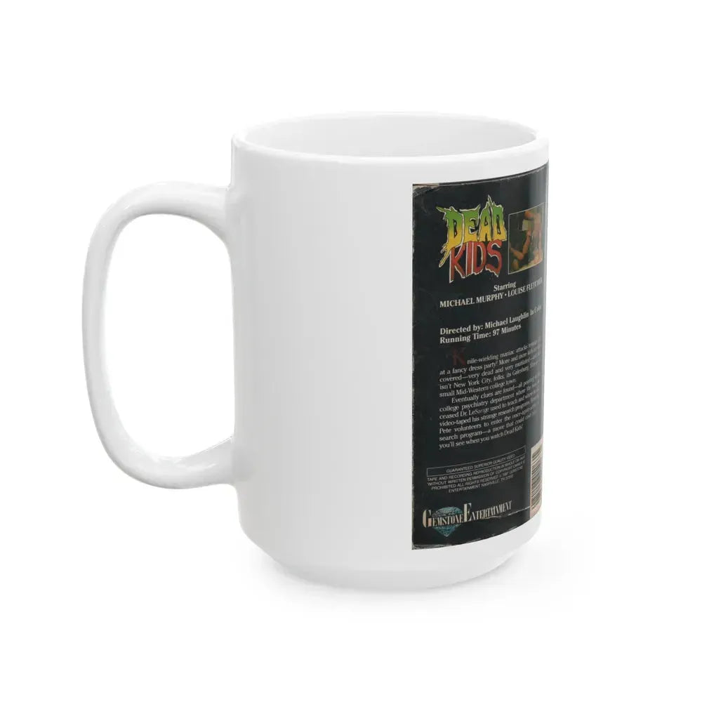 DEAD KIDS (VHS COVER) - White Coffee Mug - Go Mug Yourself