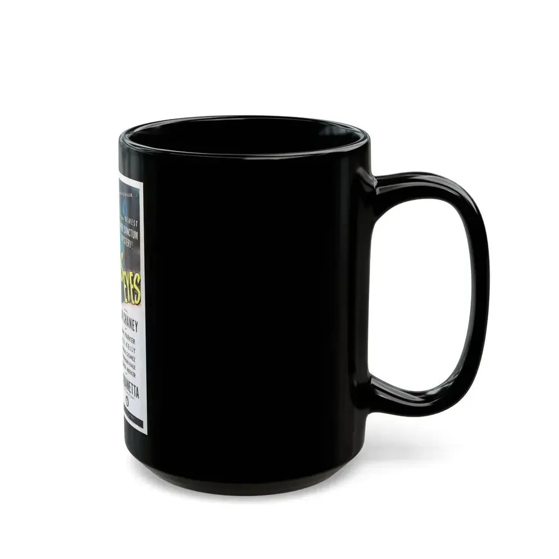 DEAD MAN'S EYES 1944 Movie Poster - Black Coffee Mug - Go Mug Yourself