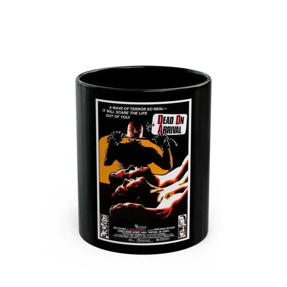 DEAD ON ARRIVAL (ONE MAN JURY) 1978 Movie Poster - Black Coffee Mug 11oz - Go Mug Yourself