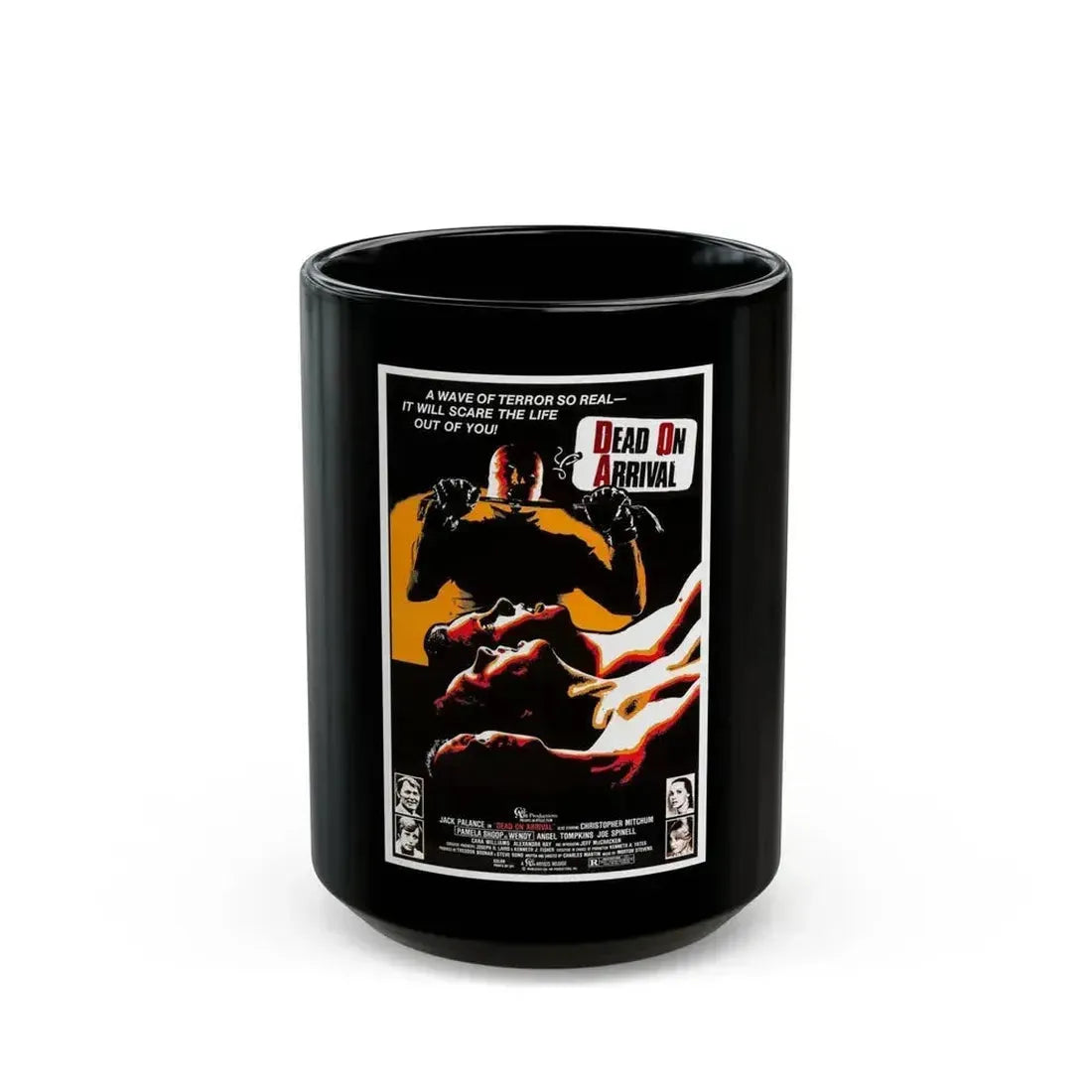 DEAD ON ARRIVAL (ONE MAN JURY) 1978 Movie Poster - Black Coffee Mug 15oz - Go Mug Yourself