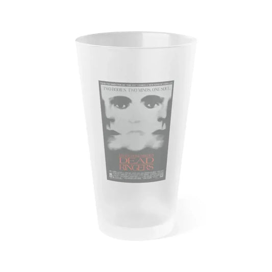 DEAD RINGERS 1988 Movie Poster - Frosted Pint Glass 16oz Default Title - Go Mug Yourself