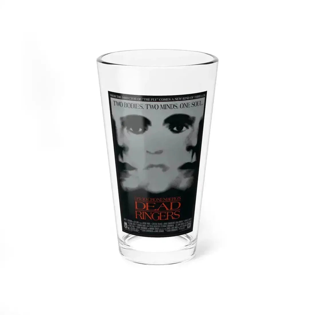 DEAD RINGERS 1988 Movie Poster - Pint Glass 16oz 16oz - Go Mug Yourself