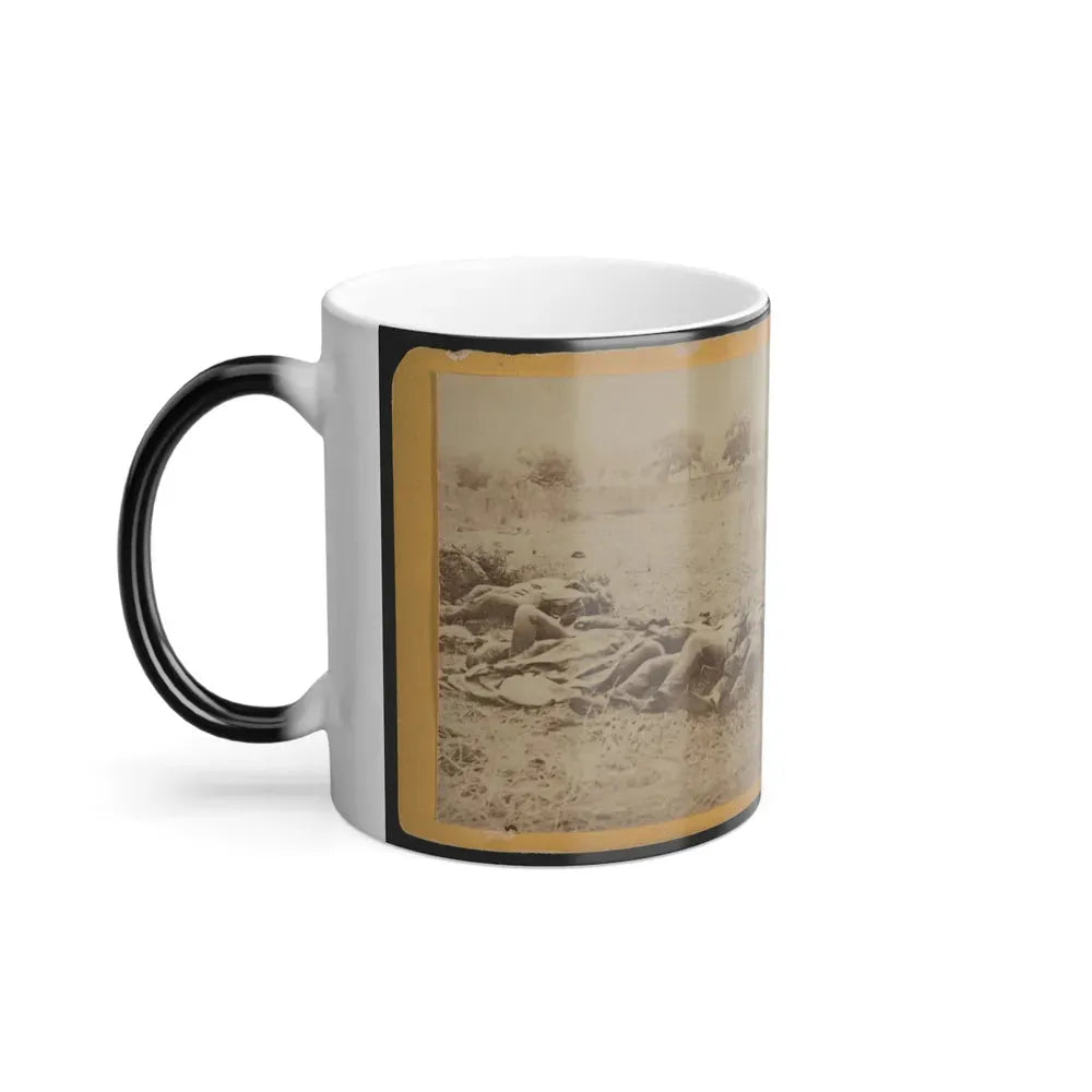 Dead Soldiers Lying Side by Side in a Field (U.S. Civil War) Color Changing Coffee Mug 11oz - Go Mug Yourself