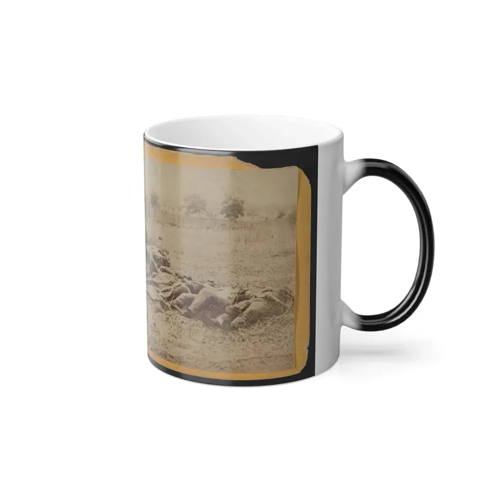 Dead Soldiers Lying Side by Side in a Field (U.S. Civil War) Color Changing Coffee Mug 11oz - Go Mug Yourself