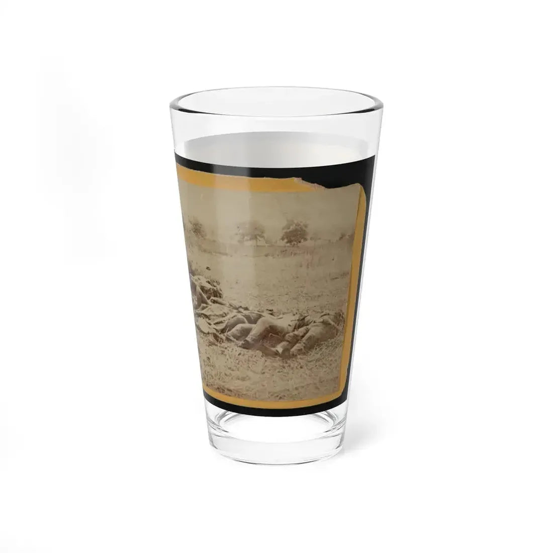 Dead Soldiers Lying Side By Side In A Field (U.S. Civil War) Pint Glass 16oz - Go Mug Yourself