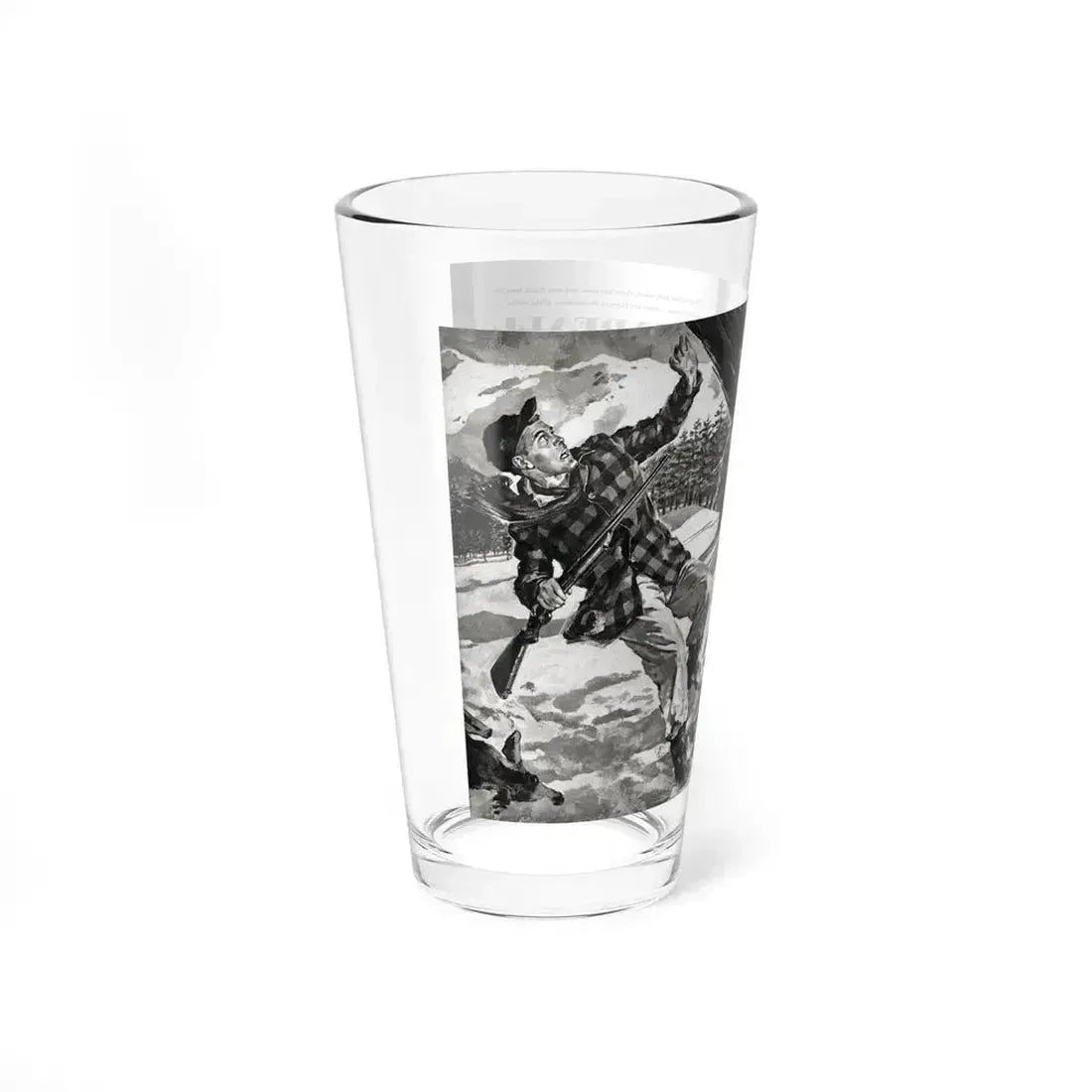 Deadfall, Adventure magazine, March 1958 - Pint Glass 16oz - Go Mug Yourself