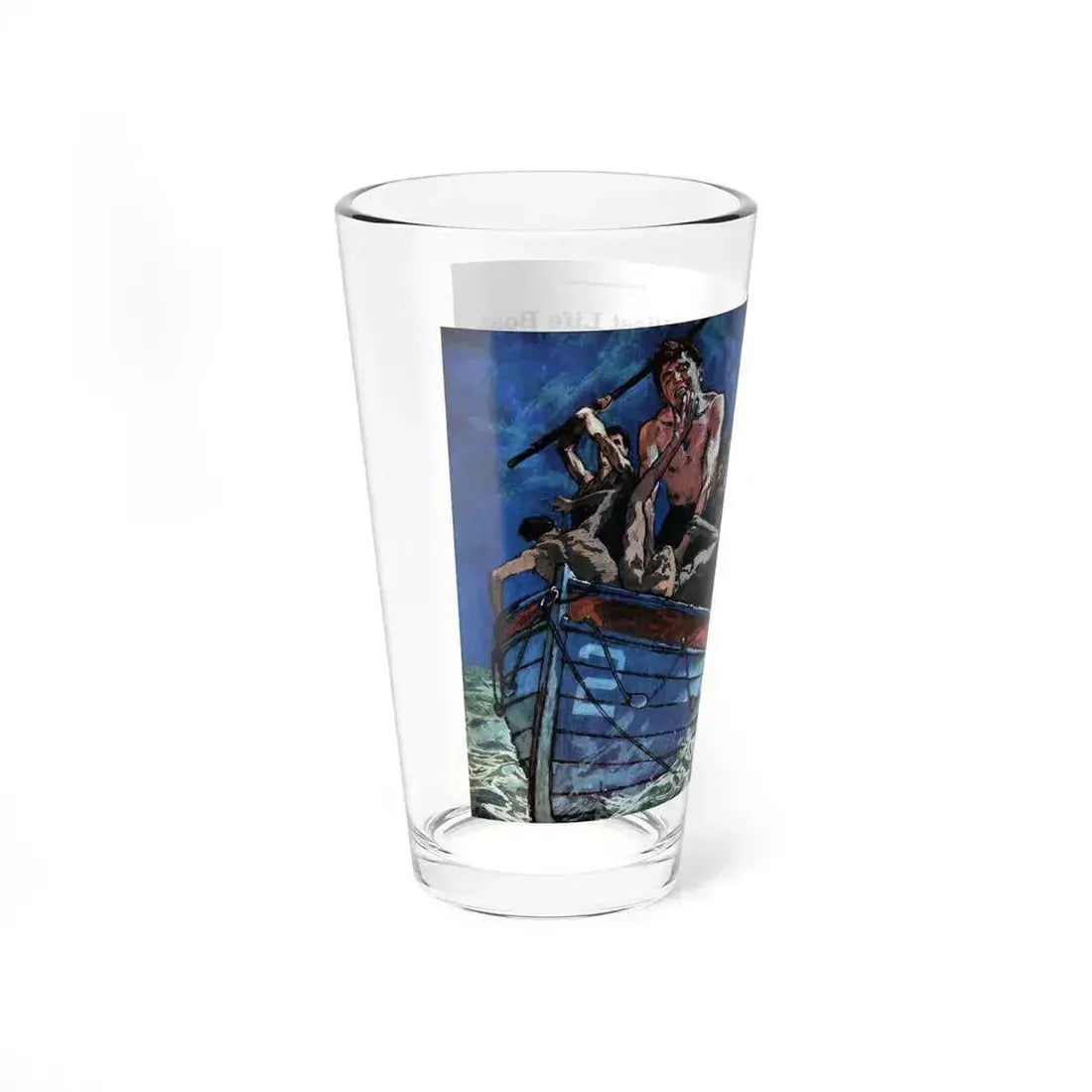 Deadliest Life Boat the Sea Ever Saw, Cavalier, February 1960 - Pint Glass 16oz - Go Mug Yourself