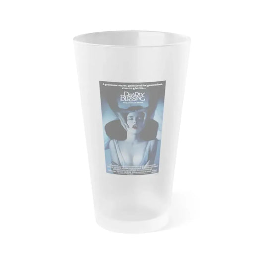 DEADLY BLESSING 1981 Movie Poster - Frosted Pint Glass 16oz Default Title - Go Mug Yourself