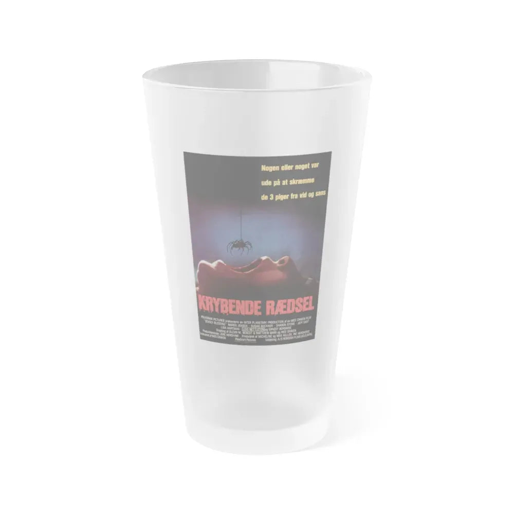 DEADLY BLESSING (DANISH) 1981 Movie Poster - Frosted Pint Glass 16oz Default Title - Go Mug Yourself
