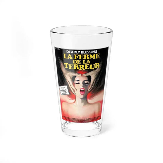 DEADLY BLESSING (FRENCH) 1981 Movie Poster - Pint Glass 16oz 16oz - Go Mug Yourself
