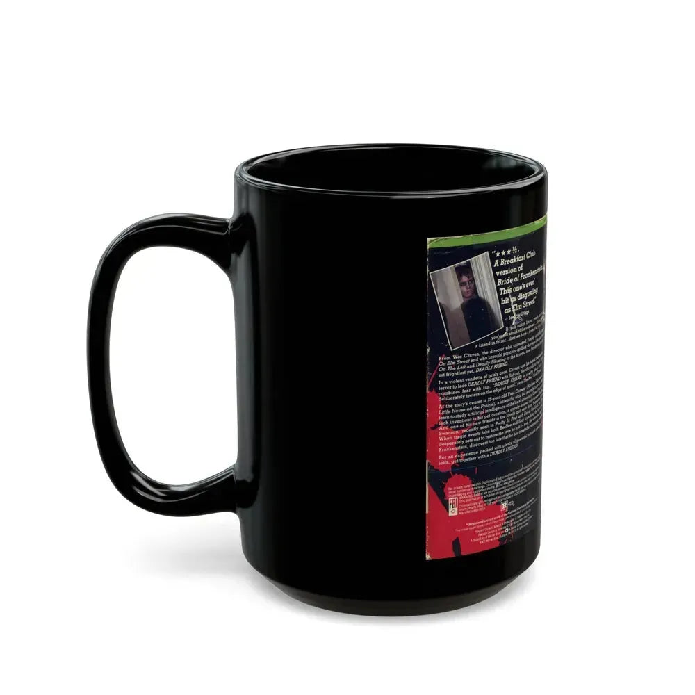 DEADLY FRIEND (VHS COVER) - Black Coffee Mug - Go Mug Yourself