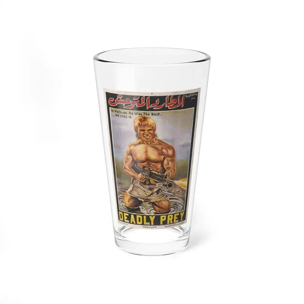 DEADLY PREY (EGYPT) 1987 Movie Poster - Pint Glass 16oz 16oz - Go Mug Yourself