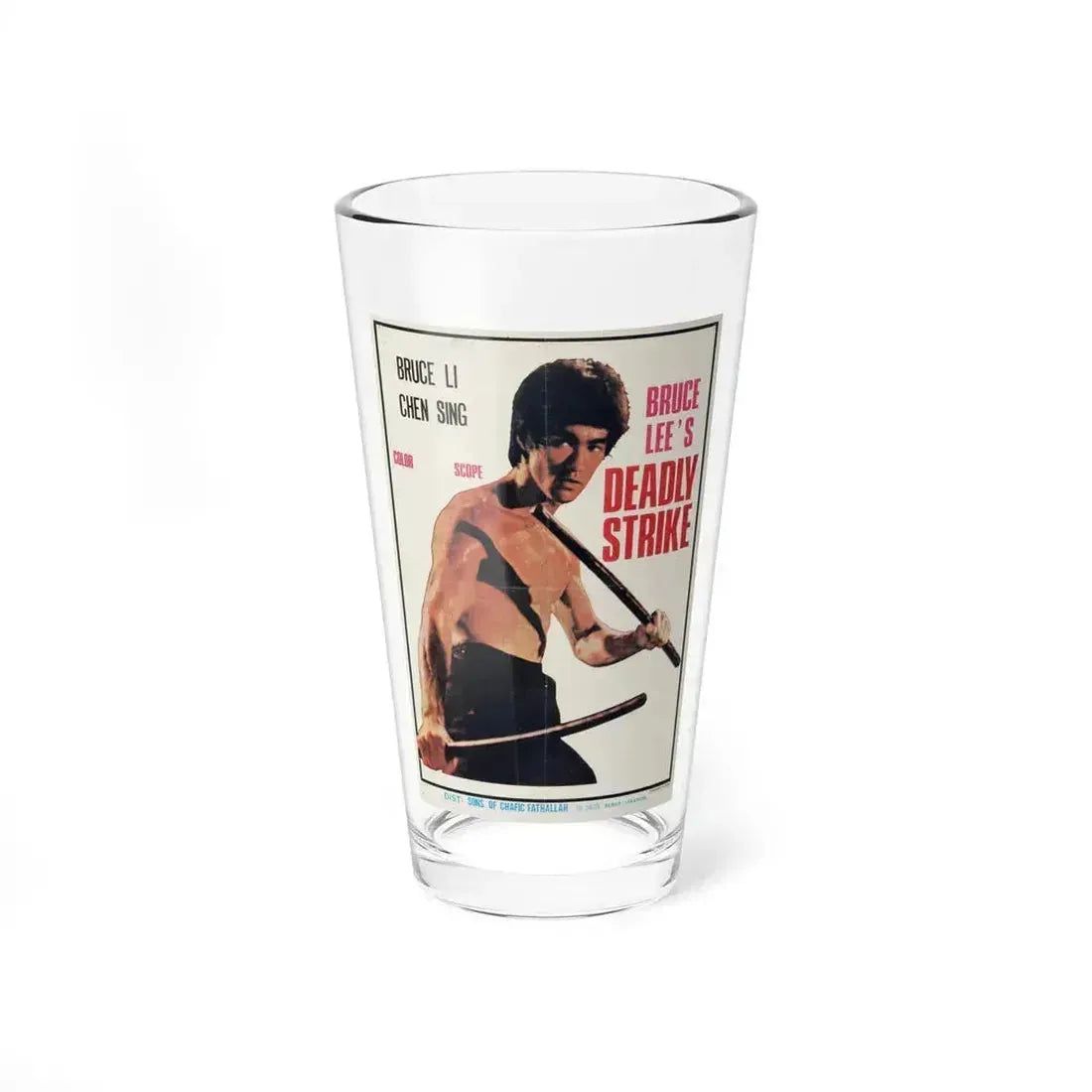DEADLY STRIKE 1978 Movie Poster - Pint Glass 16oz 16oz - Go Mug Yourself
