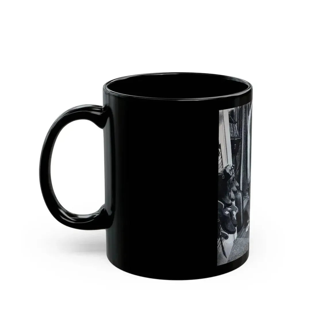 Deadly Victim, Cosmopolitan, April 1955 - Black Coffee Mug - Go Mug Yourself