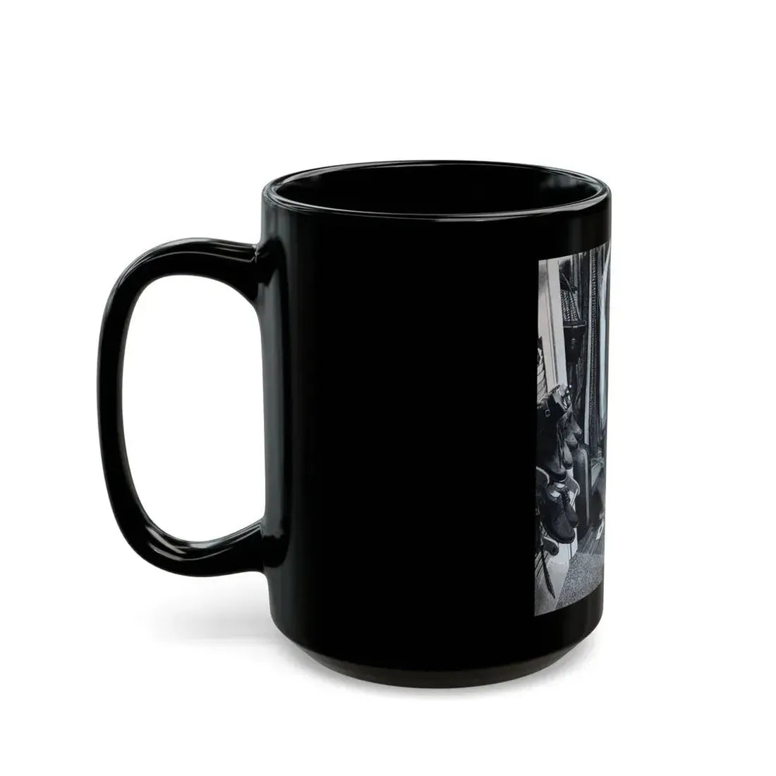 Deadly Victim, Cosmopolitan, April 1955 - Black Coffee Mug - Go Mug Yourself
