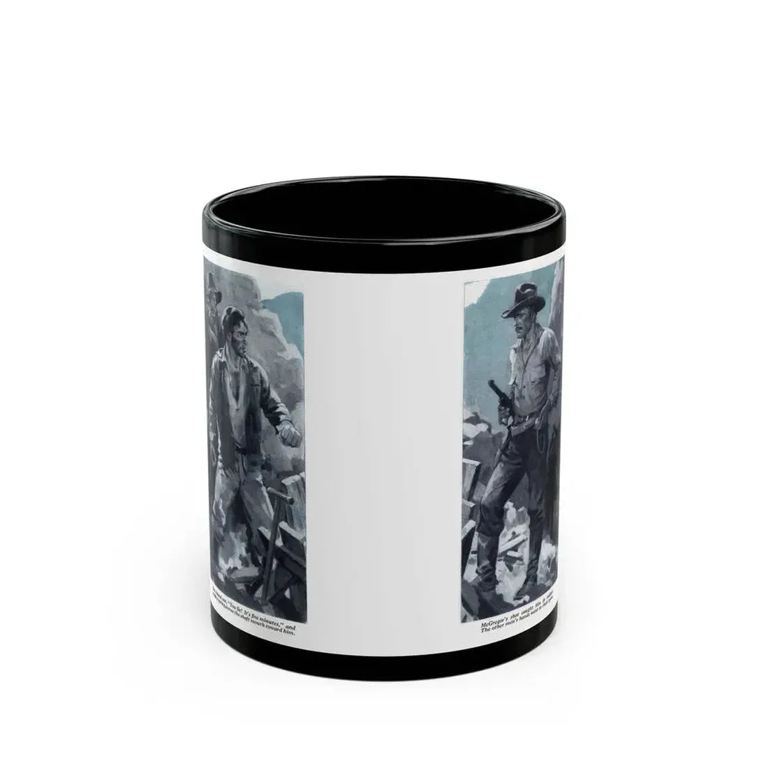 DeadMen Pay No Bills (2), Redbook, December 1934 - Black Coffee Mug 11oz - Go Mug Yourself