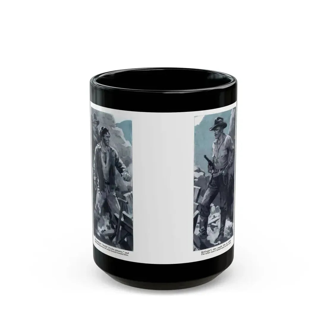 DeadMen Pay No Bills (2), Redbook, December 1934 - Black Coffee Mug 15oz - Go Mug Yourself