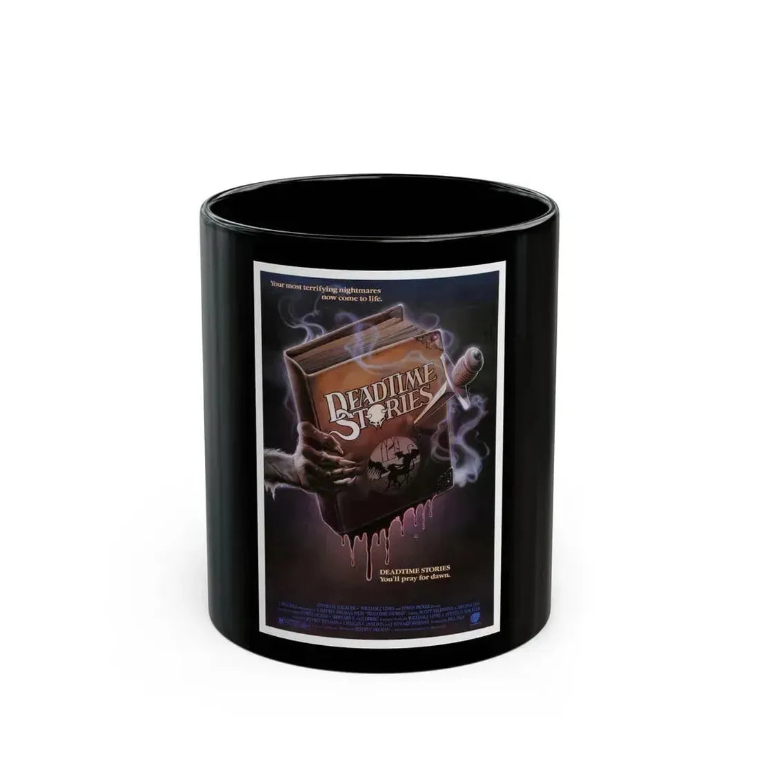 DEADTIME STORIES 1986 Movie Poster - Black Coffee Mug 11oz - Go Mug Yourself