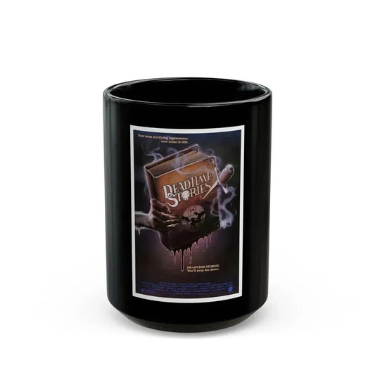 DEADTIME STORIES 1986 Movie Poster - Black Coffee Mug 15oz - Go Mug Yourself