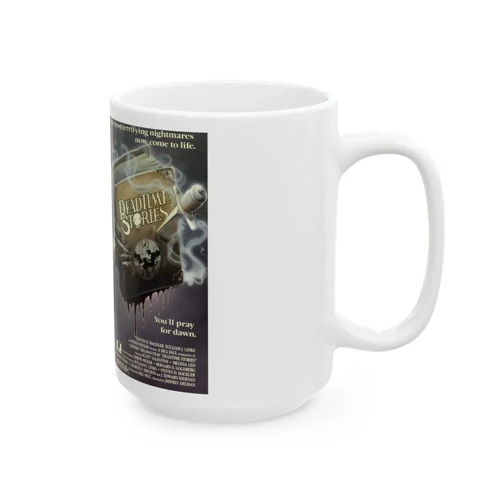 DEADTIME STORIES VERSION2 (VHS COVER) - White Coffee Mug - Go Mug Yourself