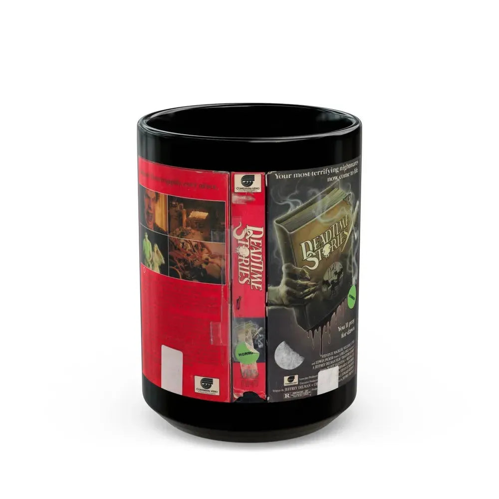 DEADTIME STORIES (VHS COVER) - Black Coffee Mug 15oz - Go Mug Yourself