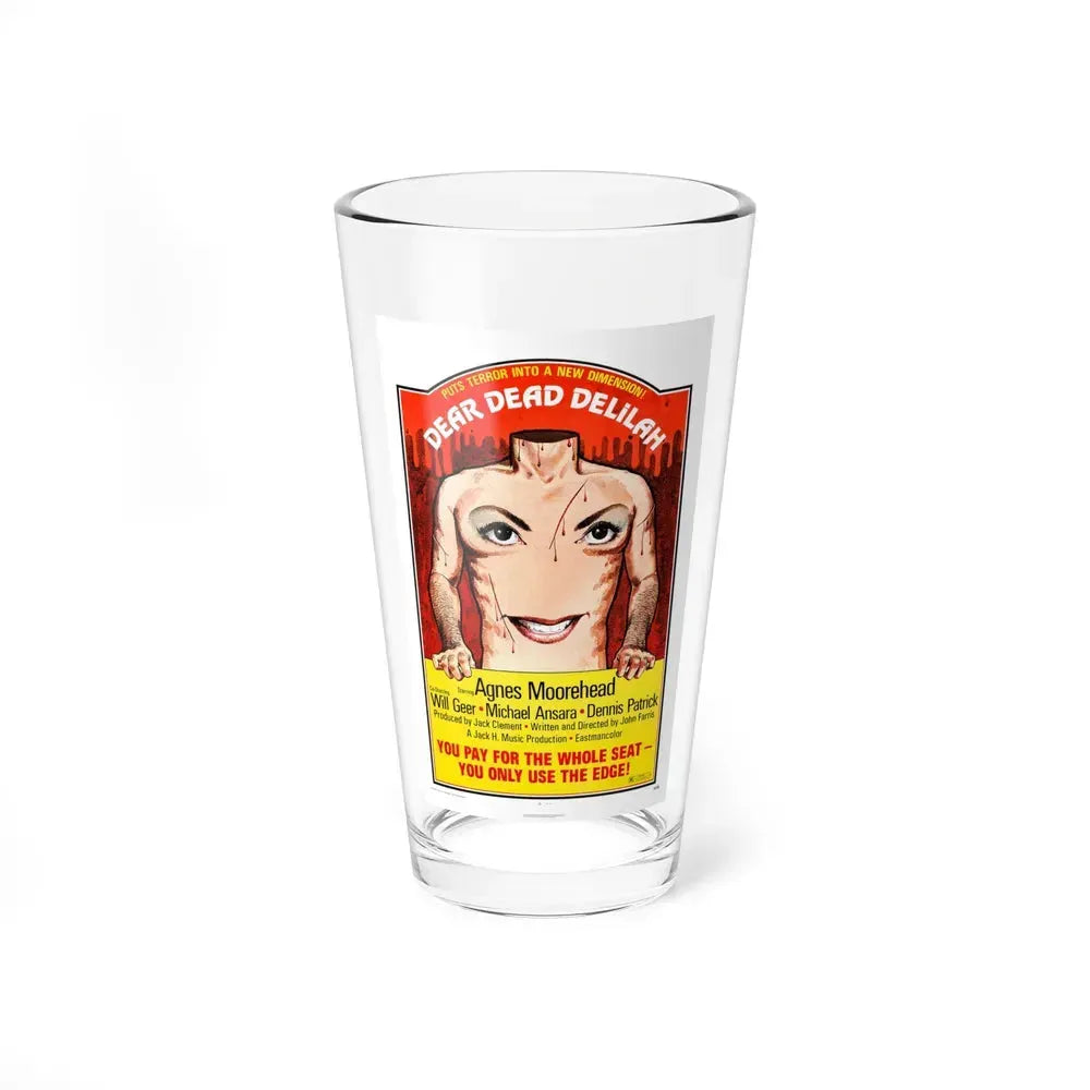 DEAR DEAD DELILAH 1972 Movie Poster - Pint Glass 16oz 16oz - Go Mug Yourself