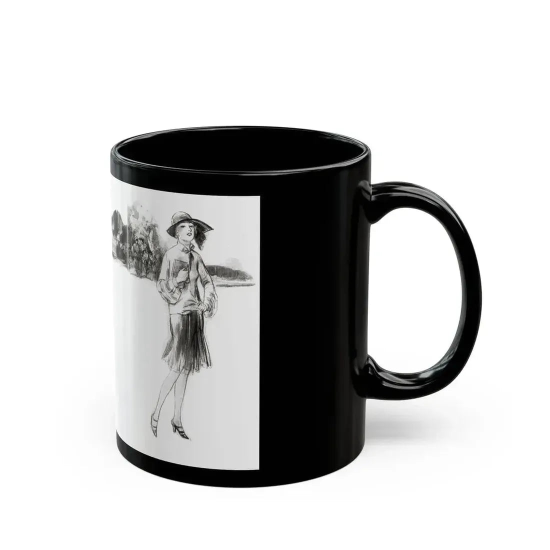Dear Diary (1), Redbook magazine, December 1926 - Black Coffee Mug - Go Mug Yourself