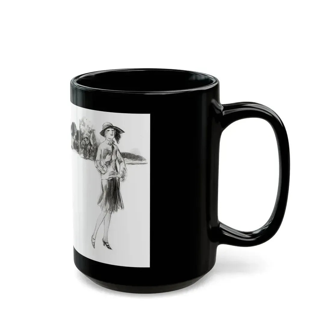 Dear Diary (1), Redbook magazine, December 1926 - Black Coffee Mug - Go Mug Yourself