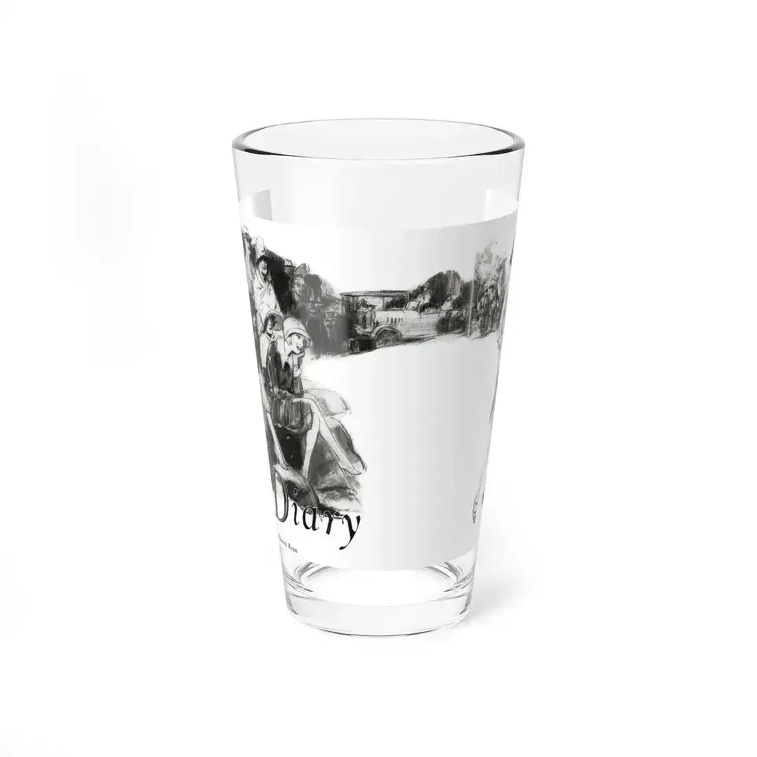 Dear Diary (1), Redbook magazine, December 1926 - Pint Glass 16oz 16oz - Go Mug Yourself