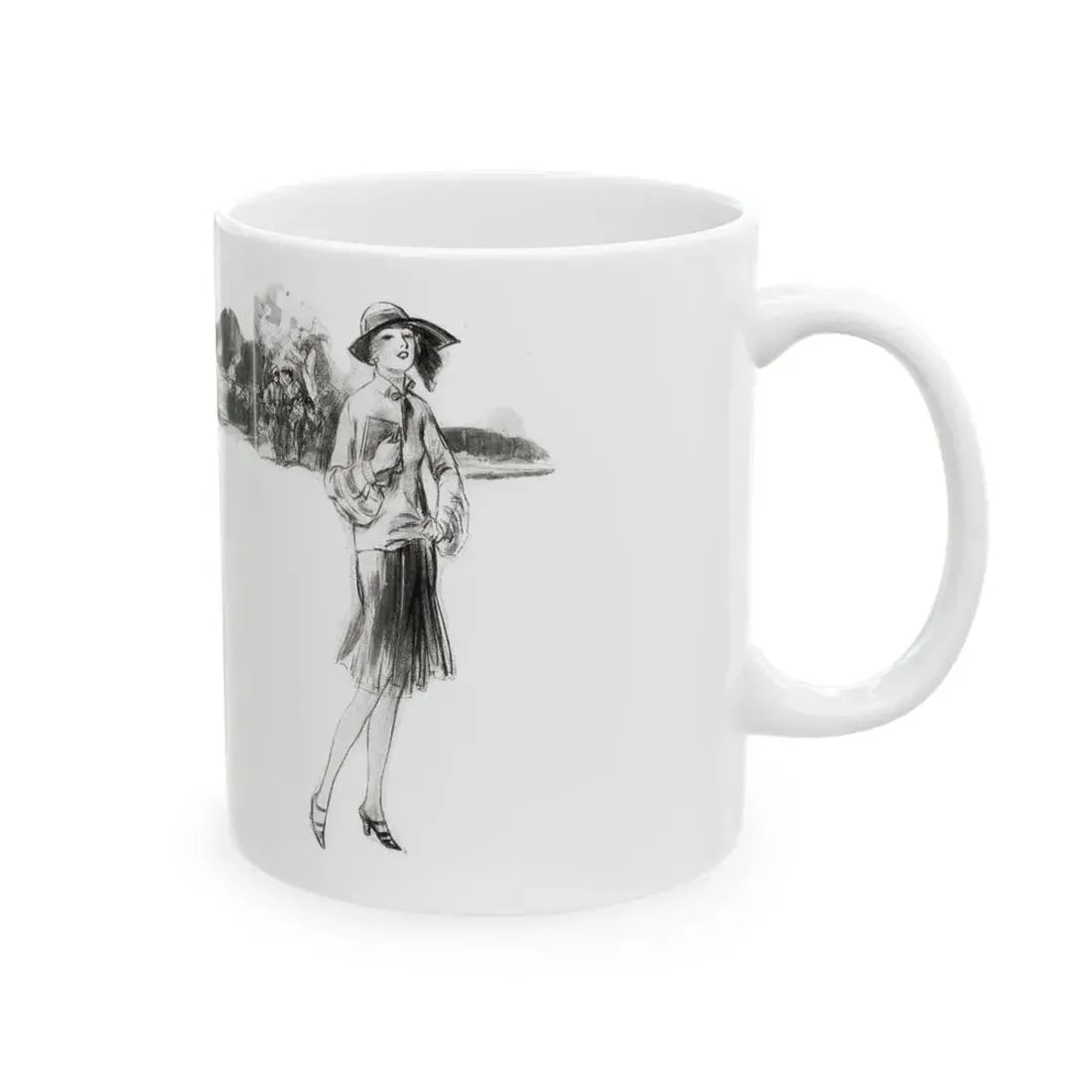 Dear Diary (1), Redbook magazine, December 1926 - White Coffee Mug - Go Mug Yourself