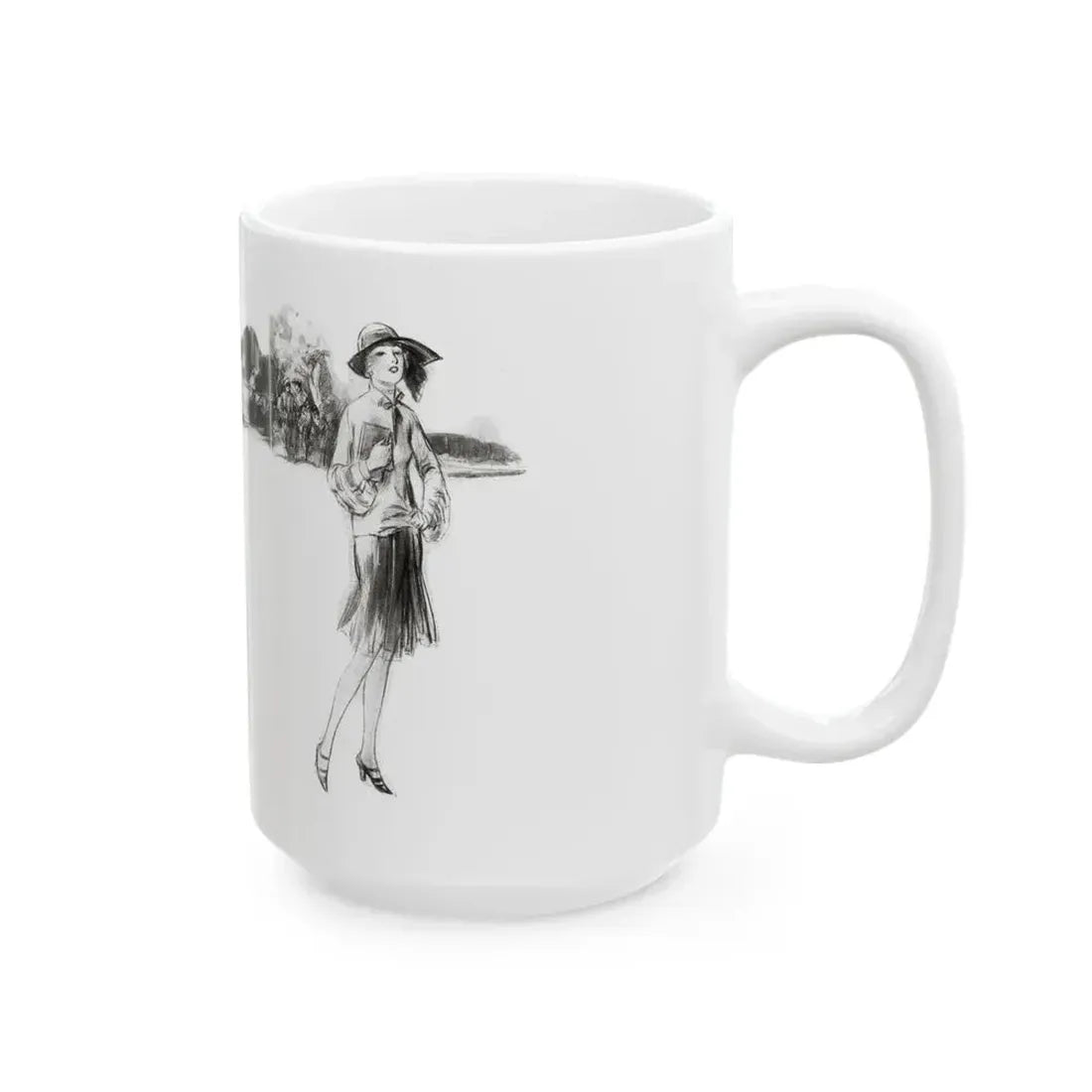 Dear Diary (1), Redbook magazine, December 1926 - White Coffee Mug - Go Mug Yourself